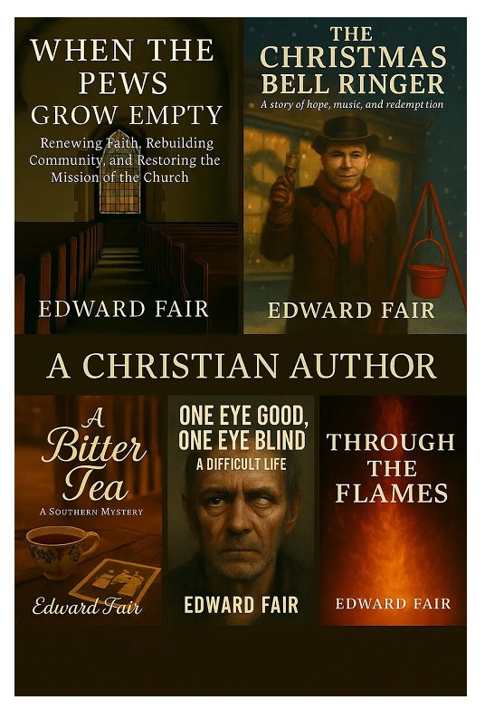 A Christian Author Banner For Edward Fair