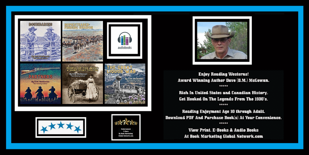 Audio Books Banner For Author Dave (D.M.) McGowan