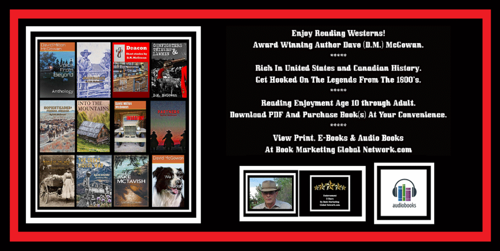 Book Banner For Dave (D.M.) McGowan