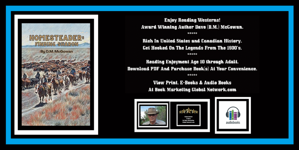 Book Banner For Homesteader: Finding Sharon by David M. McGowan