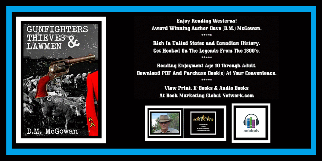 Book Banner For Gunfighters, Thieves and Lawmen by David Milton McGowan