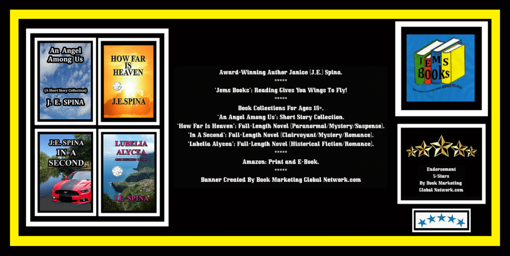 Book Banner For Collections 18 and Up by Janice (J.E.) Spina
