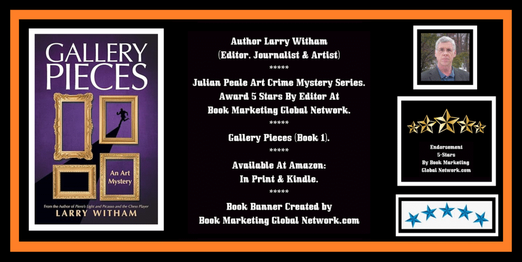 Book Banner For Gallery Pieces by Larry Witham