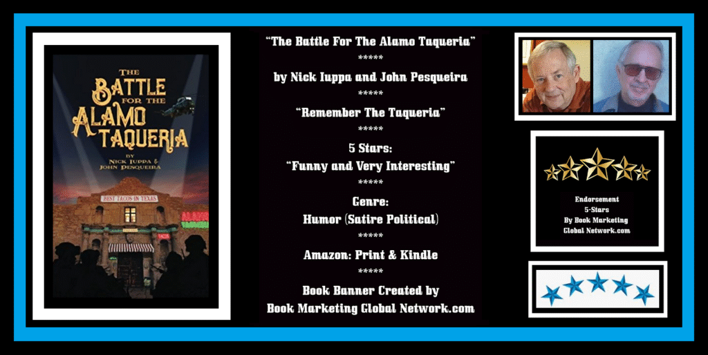 Banner For The Battle For The Alamo Taqueria by Nick Iuppa and John Pesqueira