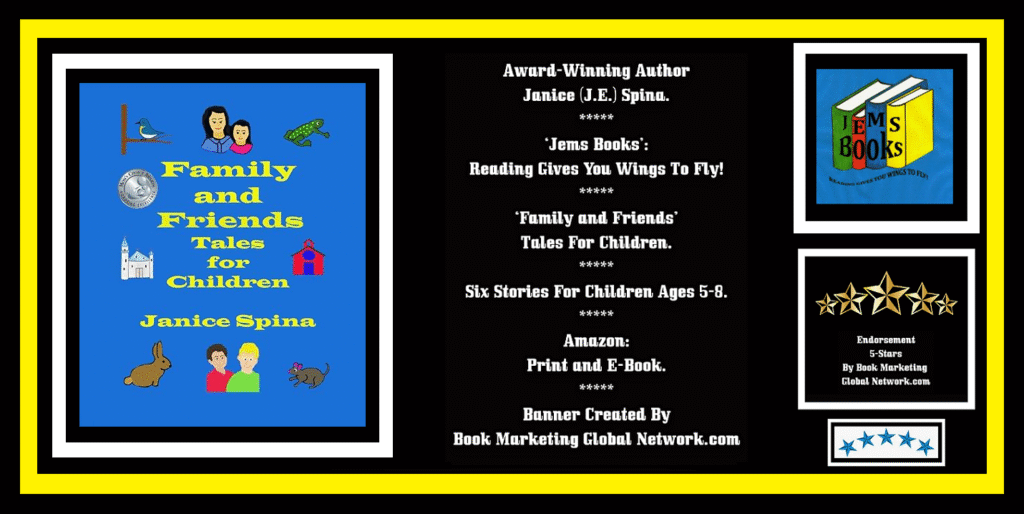 Book Banner For Family and Friends: Tales for Children by Janice Spina