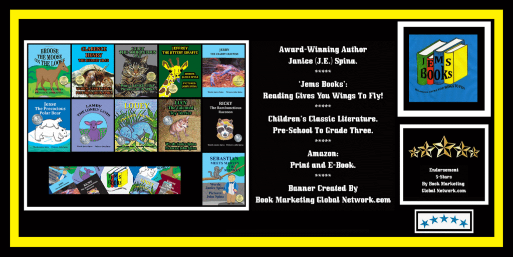 Book Banner For Children’s Classic Literature by Janice (J. E.) Spina