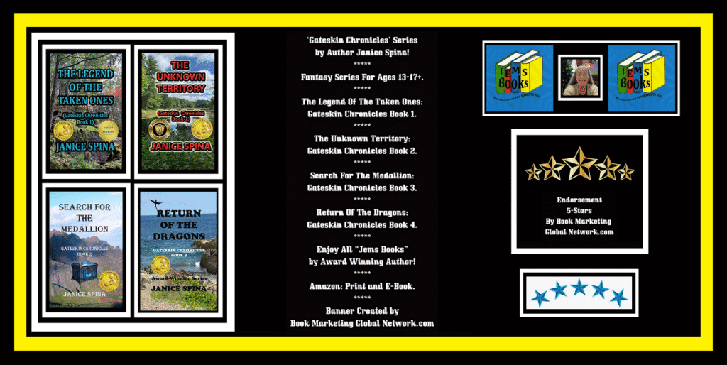 Book Banner For-Gateskin Chronicles Series by Janice Spina