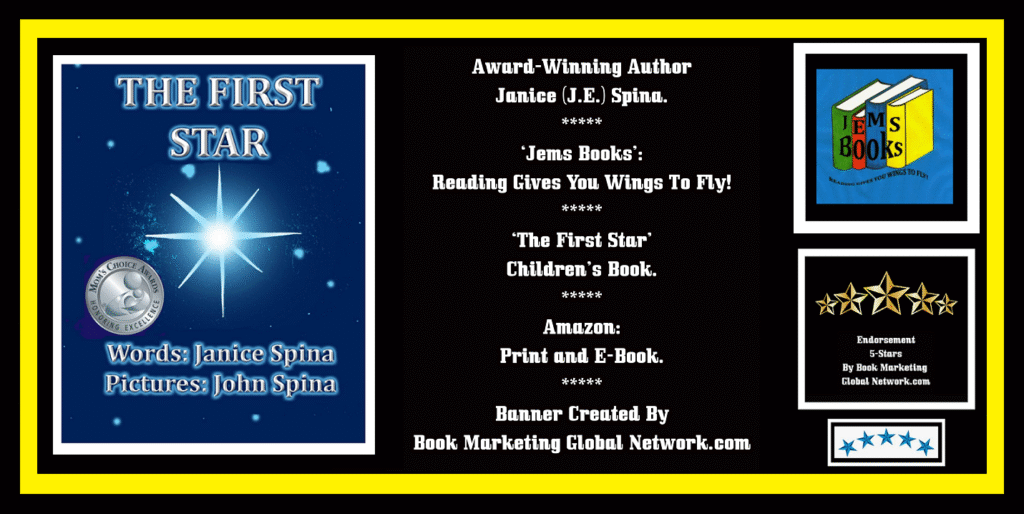 Book Banner For The First Star by Janice Spina