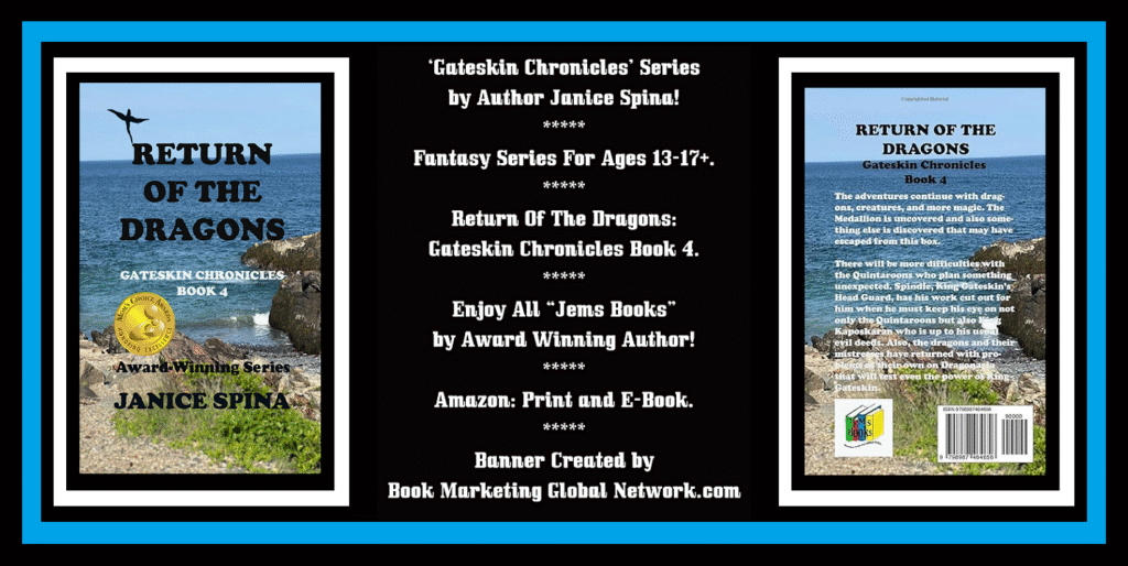 Book Banner For Return Of The Dragons (Gateskin Book 4) by Janice Spina