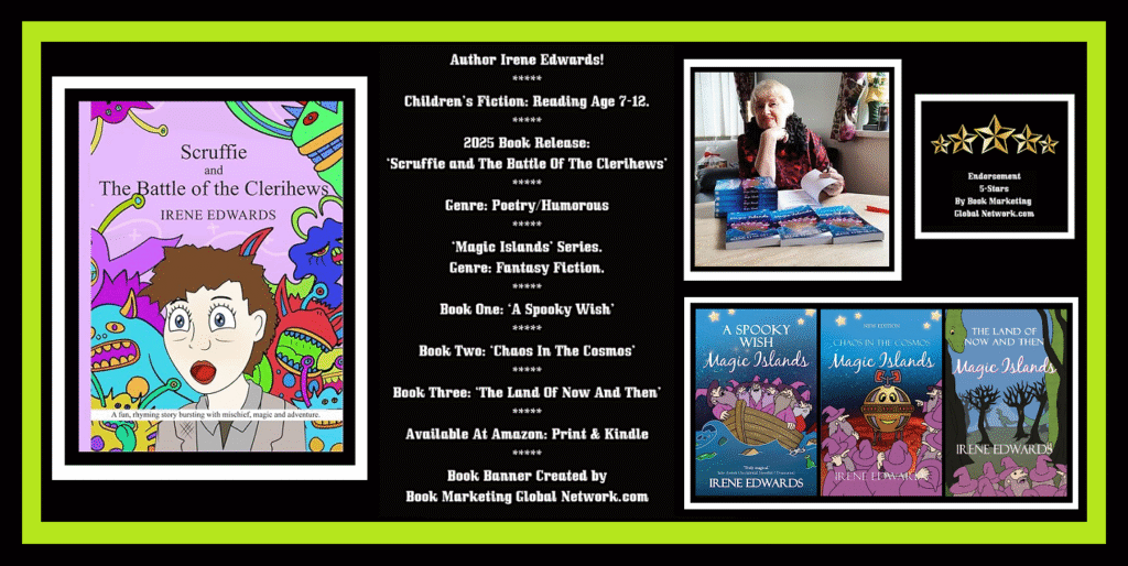 Book Banner For Author Irene Edwards