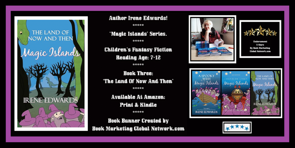Book Banner For ‘The Land Of Now And Then’ by Irene Edwards