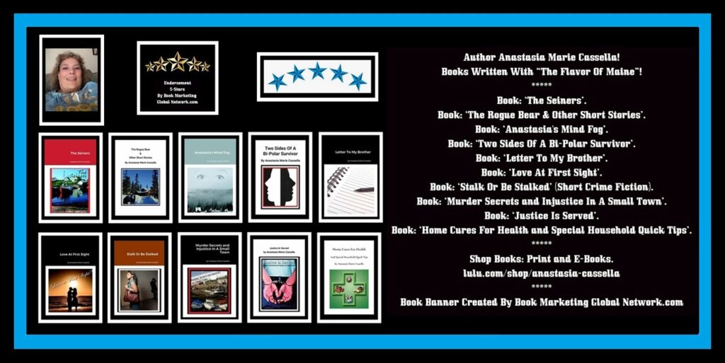 Book Banner For Anastasia Marie Cassella