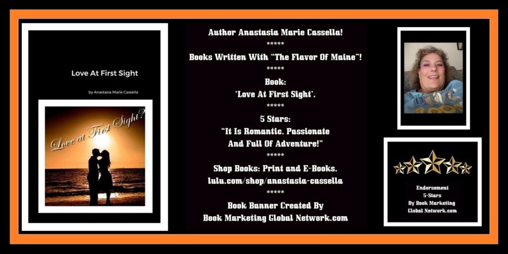 Book Banner For 'Love At First Sight' by Anastasia Marie Cassella