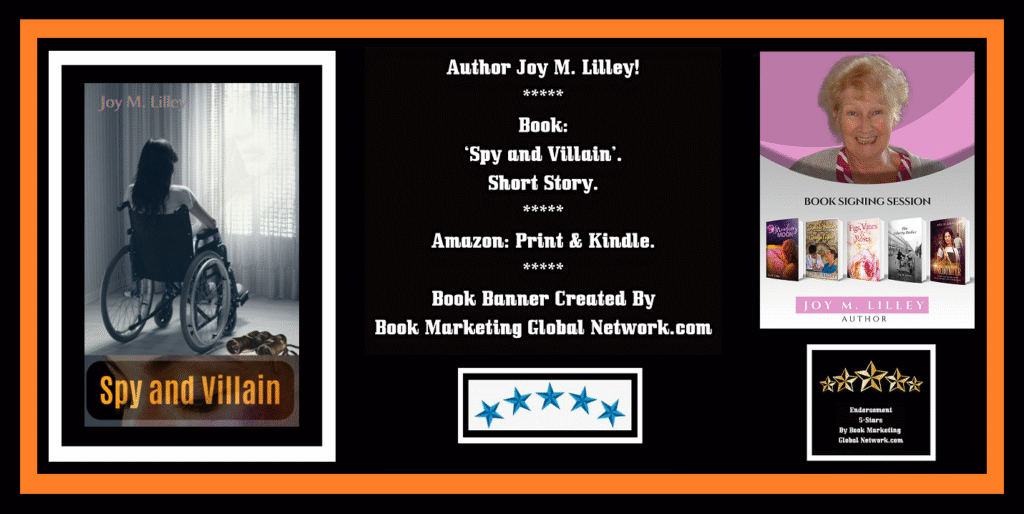 Book Banner For 'Spy and Villain' by Joy M. Lilley