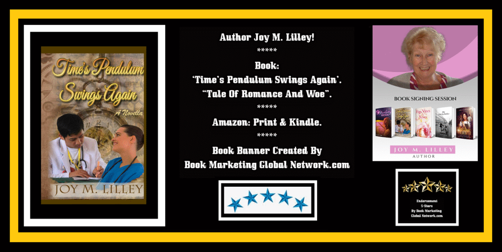Book Banner For 'Time’s Pendulum Swings Again' by Joy M. Lilley