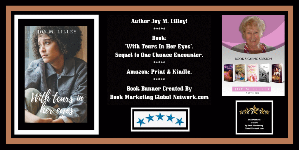 Book Banner For 'With Tears In Her Eyes' by Joy M. Lilley