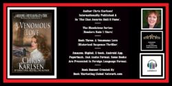 Book Banner For A 'Venomous Love' by Chris Karlsen