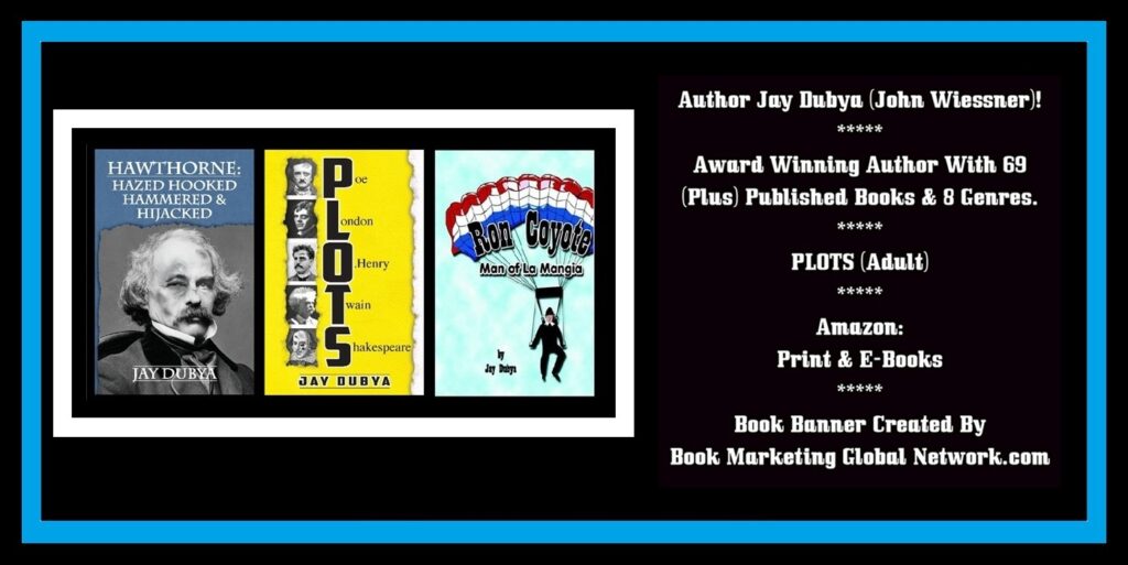 Book Banner For 'PLOTS (Adult)' by Jay Dubya (John Wiessner)