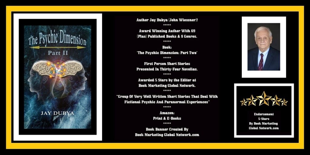 Book Banner 'The Psychic Dimension' Part Two by Jay Dubya