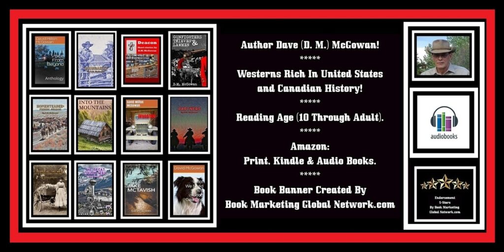 Book Banner For Dave (D.M.) McGowan