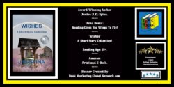 Book Banner For 'Wishes'. A Short Story Collection by J.E. Spina