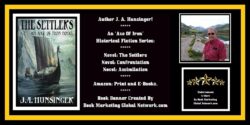 Book Banner For The 'Settlers' (An Axe of Iron Novel) by J. A. Hunsinger