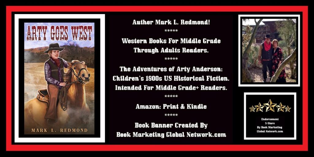 Book Banner For Arty Goes West Mark L. Redmond