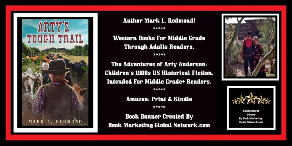 Book Banner For Arty's Tough Trail by Mark L. Redmond