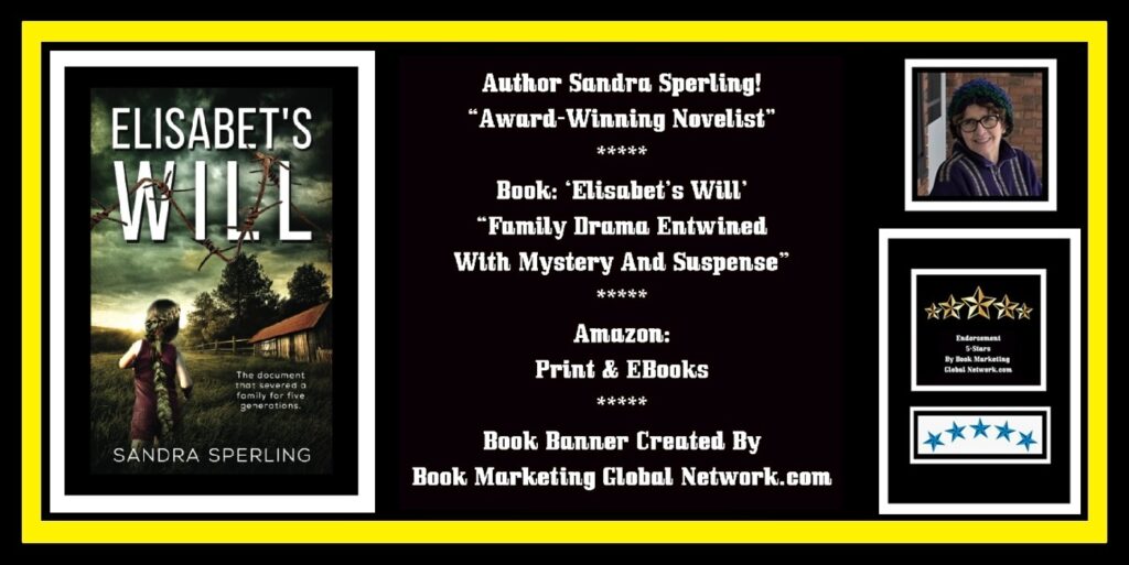 Book Banner For 'Elisabet’s Will' by Sandra Sperling