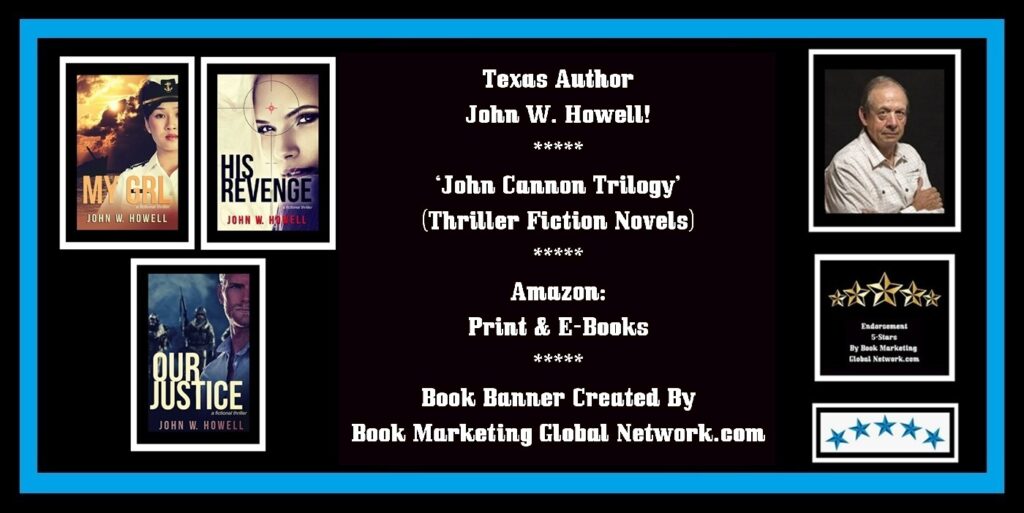 Book Banner For The John Cannon Trilogy