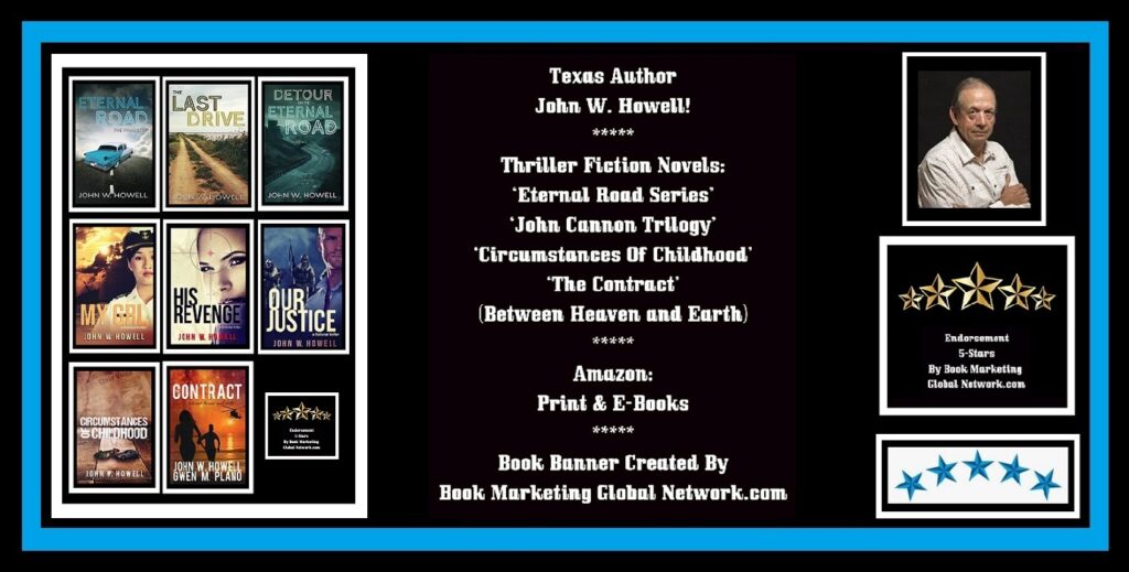 Book Banner For Author John W. Howell