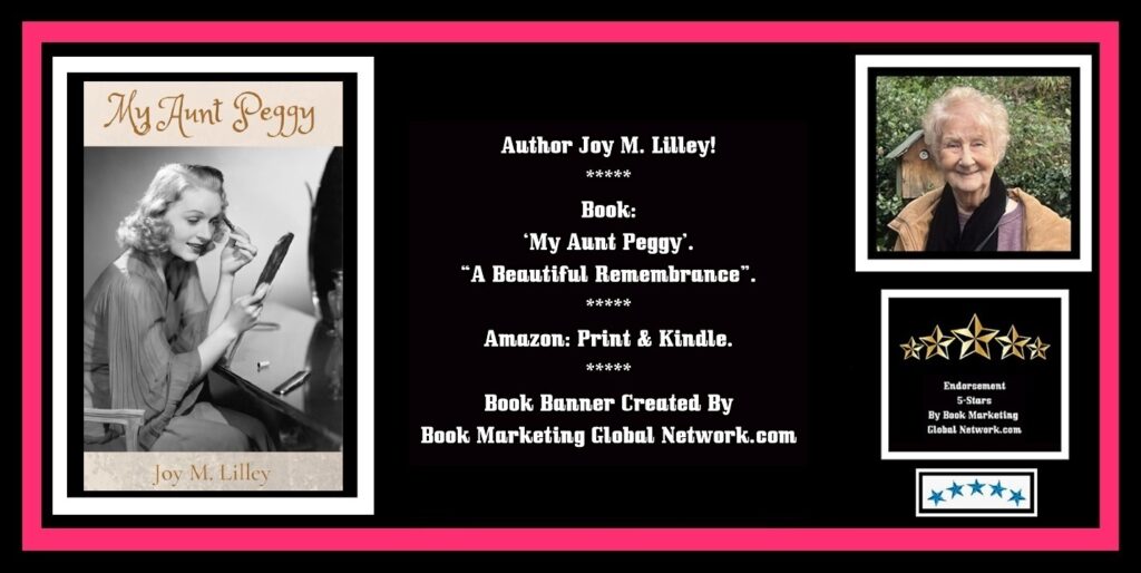 Book Banner For My Aunt Peggy by Joy M. Lilley