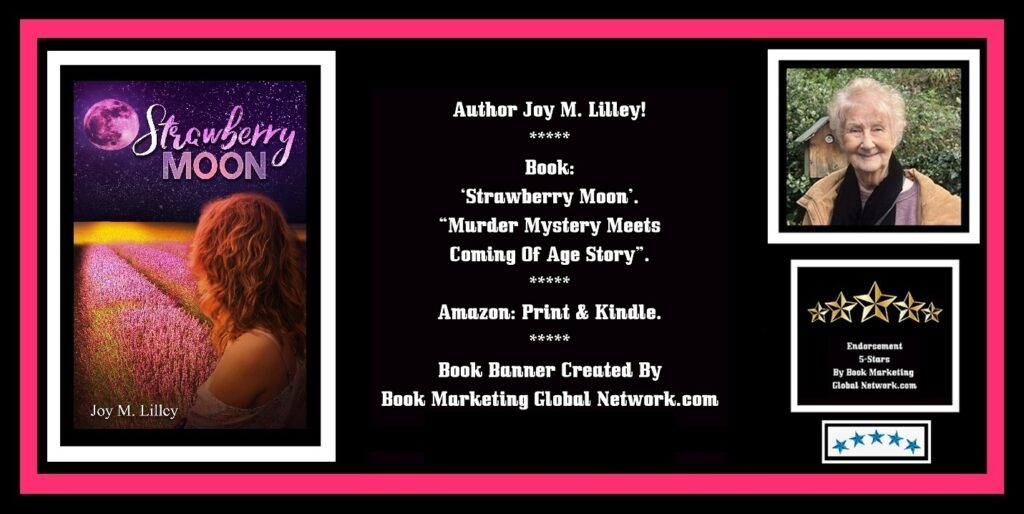 Book Banner For Strawberry Moon by Joy M. Lilley