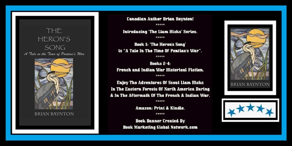 Book Banner For The Heron's Song by Brian Baynton