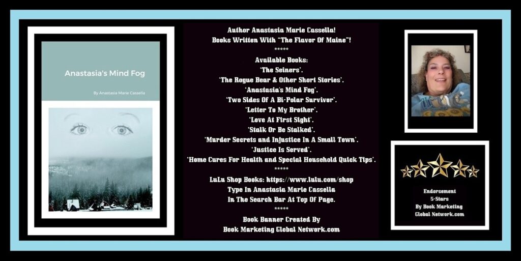 Book Banner For Anastasia's Mind Fog by Anastasia Marie Cassella