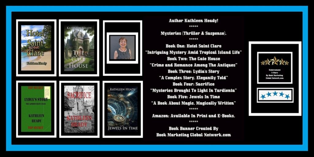 Book Banner For Author Author Kathleen Heady