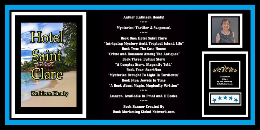 Book Banner For Hotel Saint Clare by Kathleen Heady