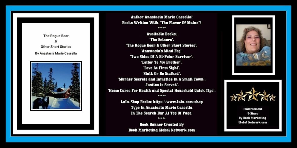 Book Banner For The Rogue Bear & Other Short Stories by Anastasia Marie Cassella