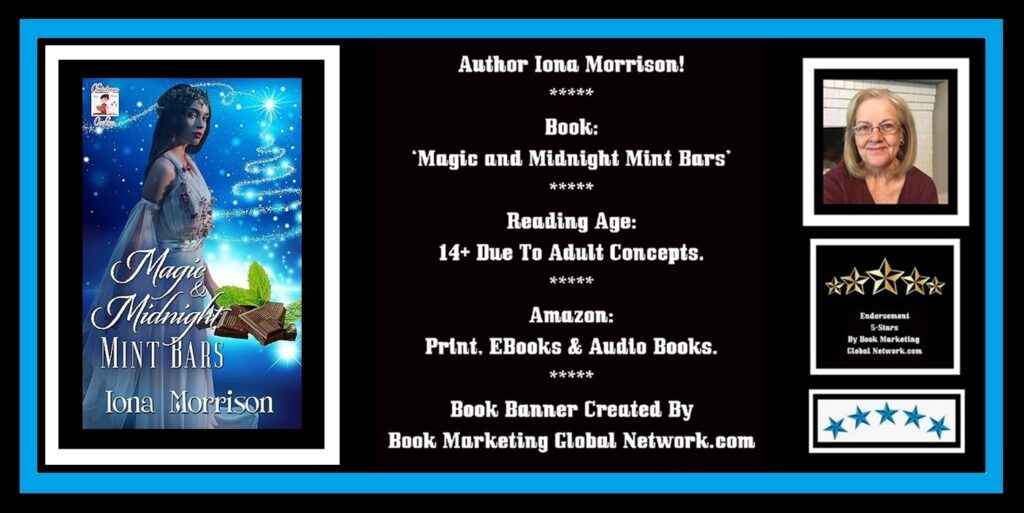 Book Banner For Magic and Midnight Mint Bars by Iona Morrison