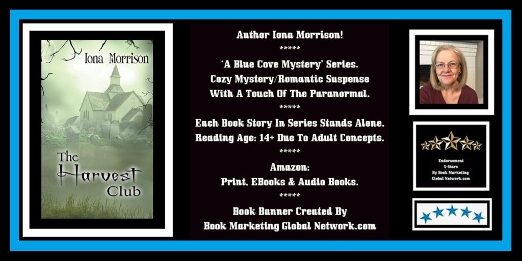 Book Banner For The Harvest Club by Iona Morrison