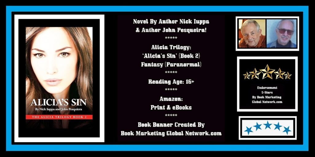Book Banner For 'Alicia’s Sin' by Nick Iuppa and John P. Mendoza