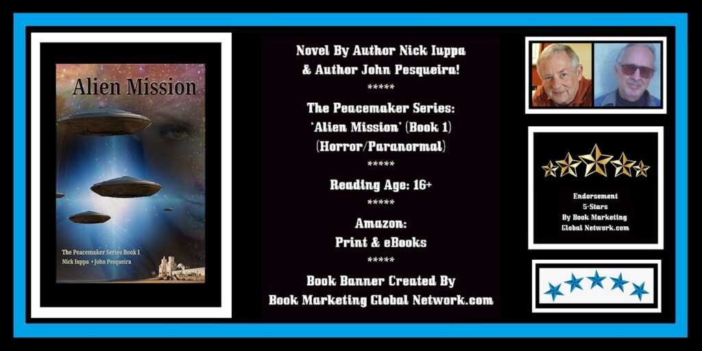 Book Banner For 'Alien Mission' by Nick Iuppa and John Pesqueira
