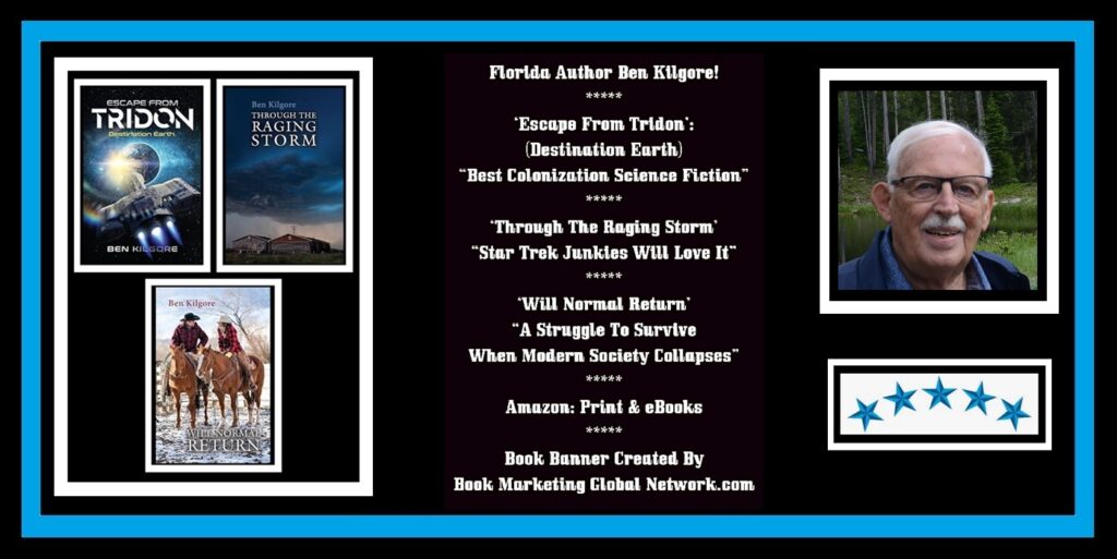 Book Banner For Author Ben Kilgore