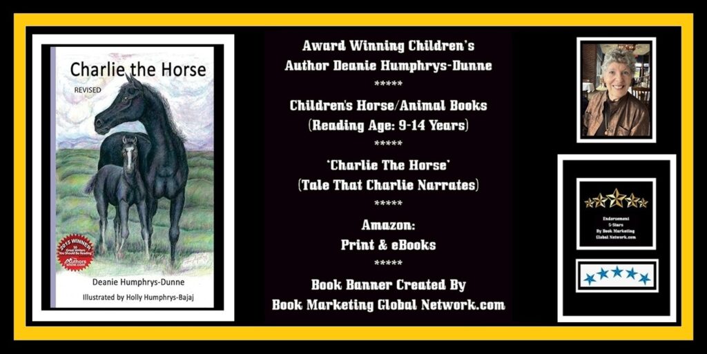 Book Banner For 'Charlie The Horse' by Deanie Humphrys-Dunne