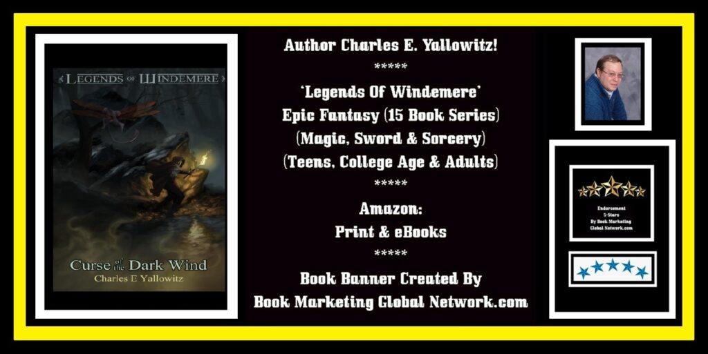 Book Banner For 'Curse Of The Dark Wind' by Charles E. Yallowitz