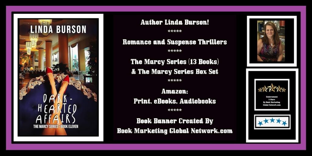 Book Banner For 'Dark Hearted Affairs' by Linda Burson