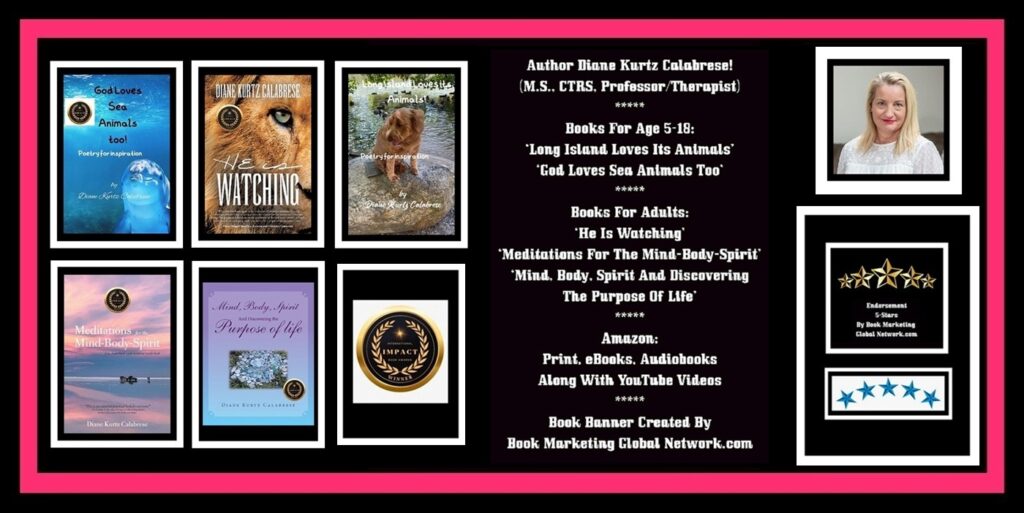 Book Banner For Author Diane Kurtz Calabrese