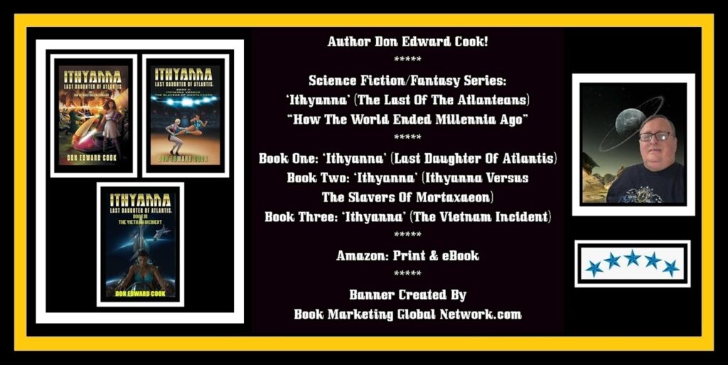Book Banner For Author Edward Cook