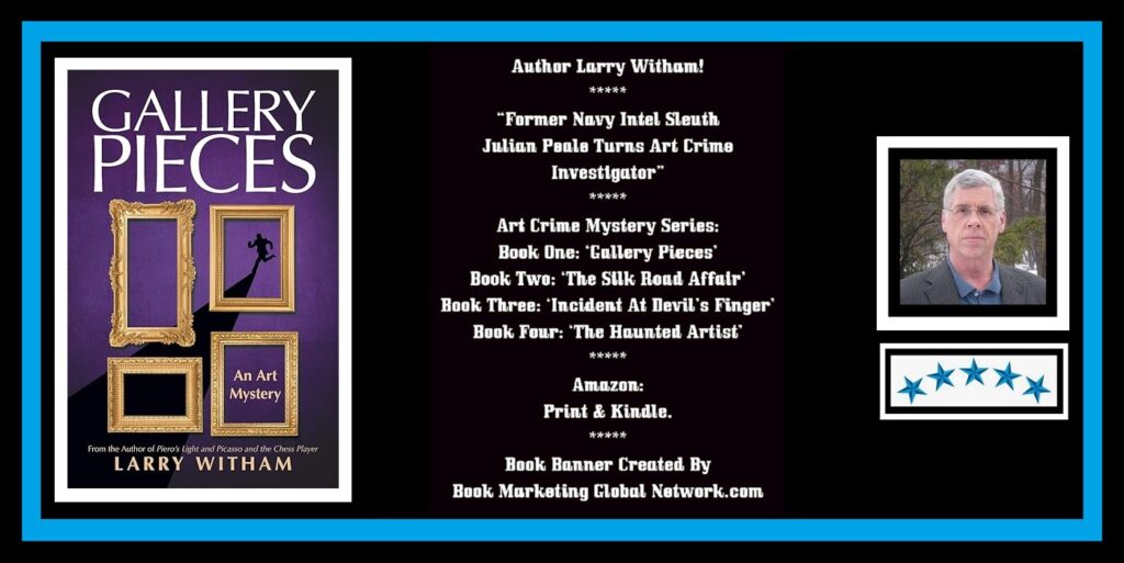 Book Banner For 'Gallery Pieces' by Larry Witham