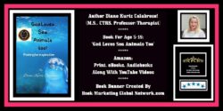 Book Banner For 'God Loves Sea Animals Too' by Diane Kurtz Calabrese.